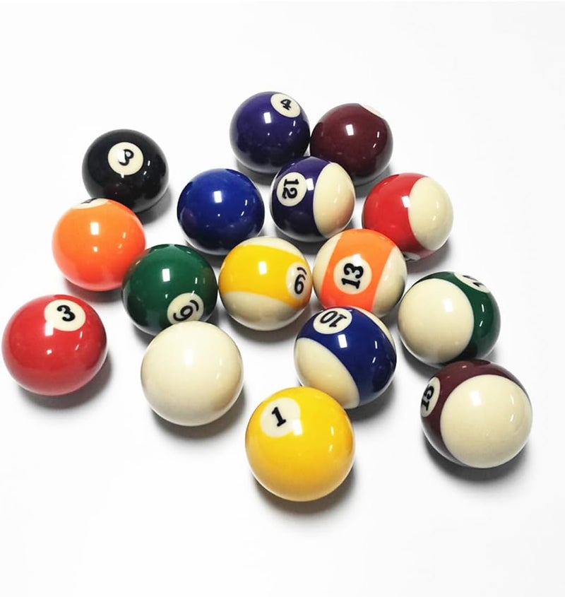 Ovewibi Replacement Billiards Ball, 2-1/4" Regulation Size, Object Balls with Cue Ball & Billiard #8 Ball, Standard Billiards Ball Accessories - Image 4
